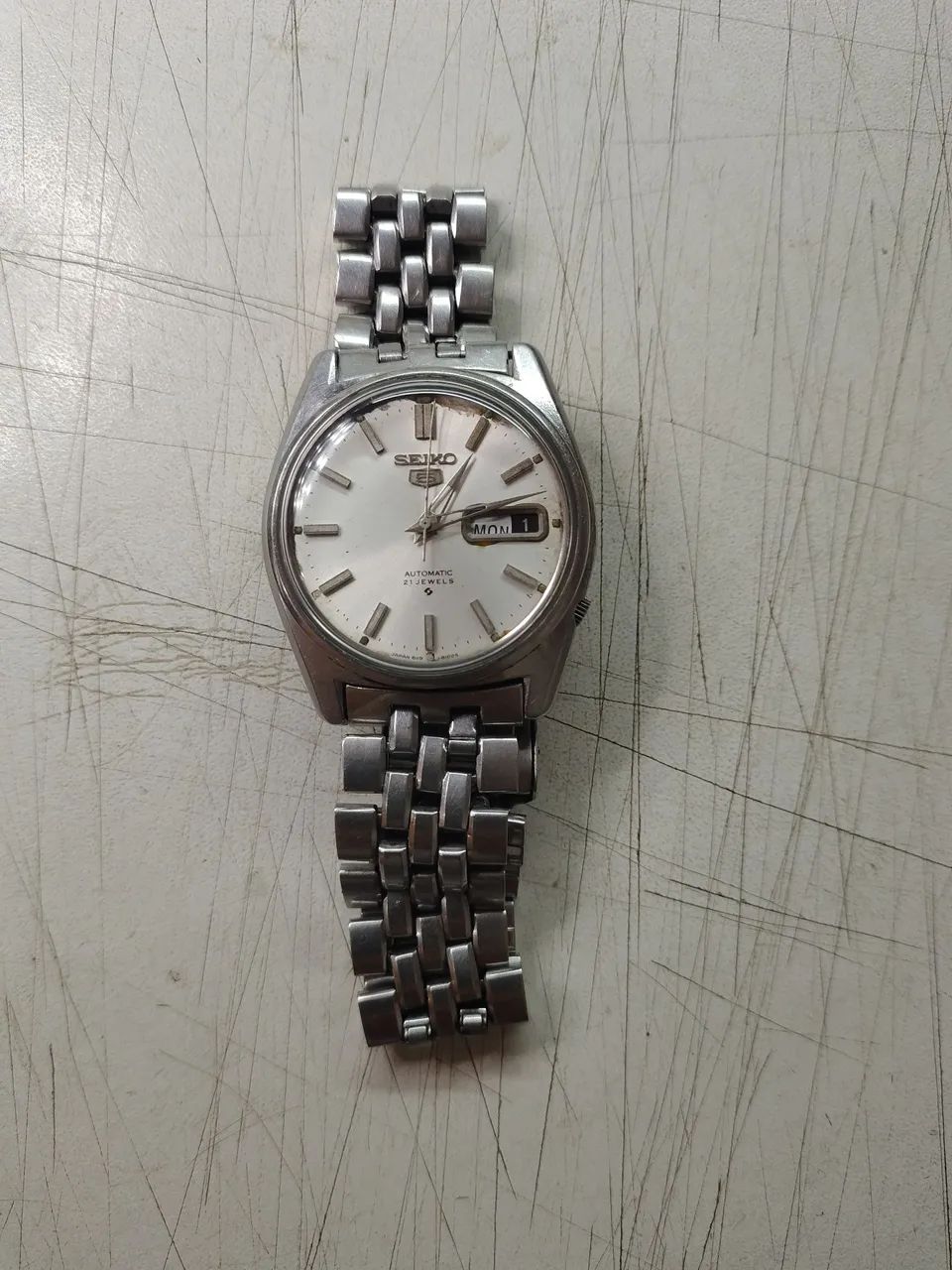 Relógio Seiko 6119 Branco 
