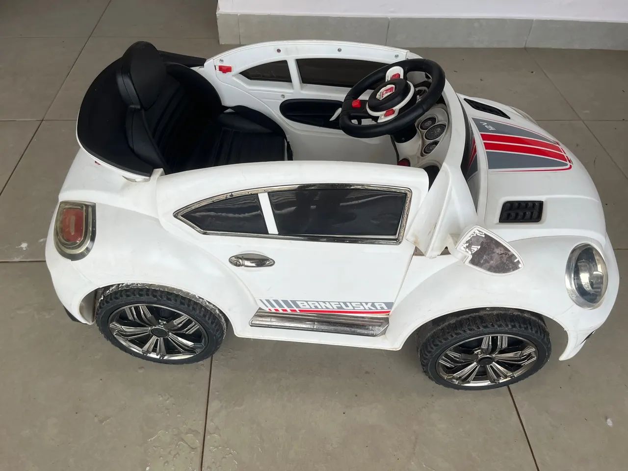 Carrinho Elétrico Infantil Volkswagen Fusca - Foto 4