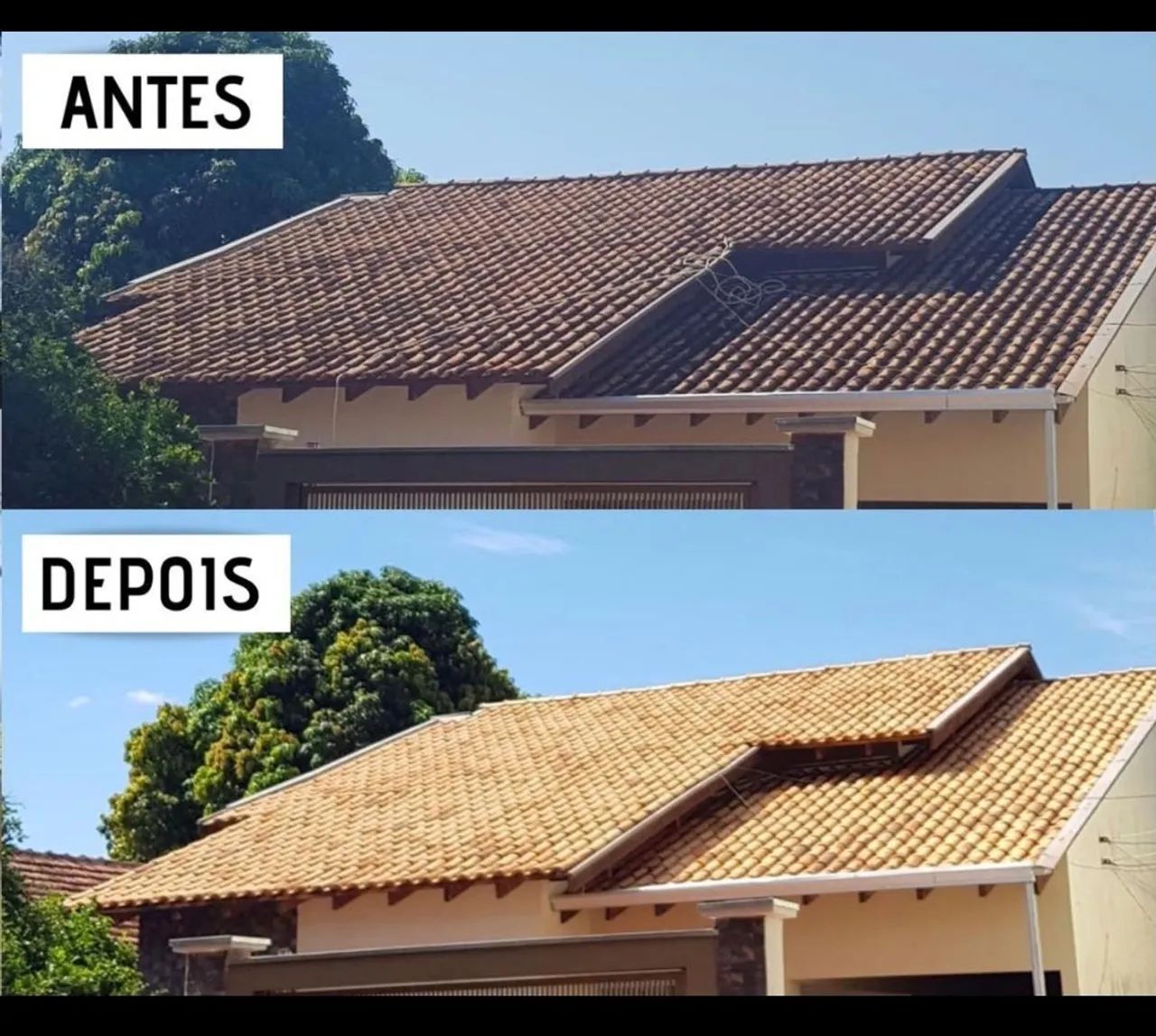 Limpeza e descontaminação de telhados sem usar água  - Foto 4