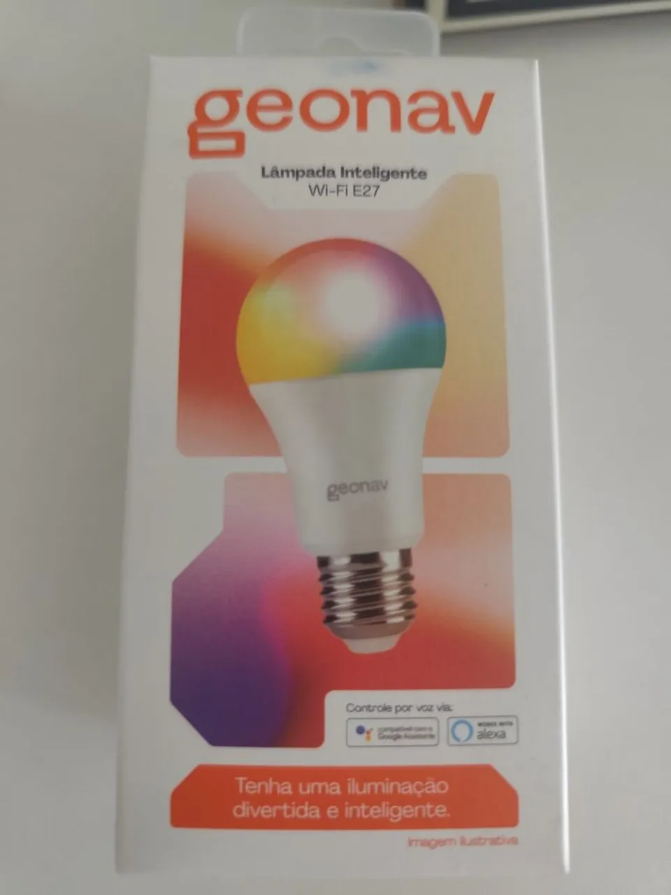 Lâmpada Inteligente Wi-Fi E27 Geonav