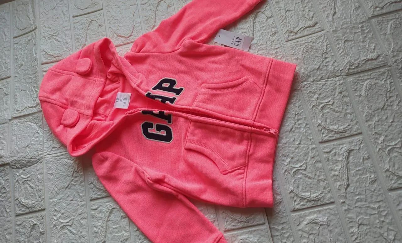 Casaco de Moletom Gap Rosa para Bebê - Foto 2