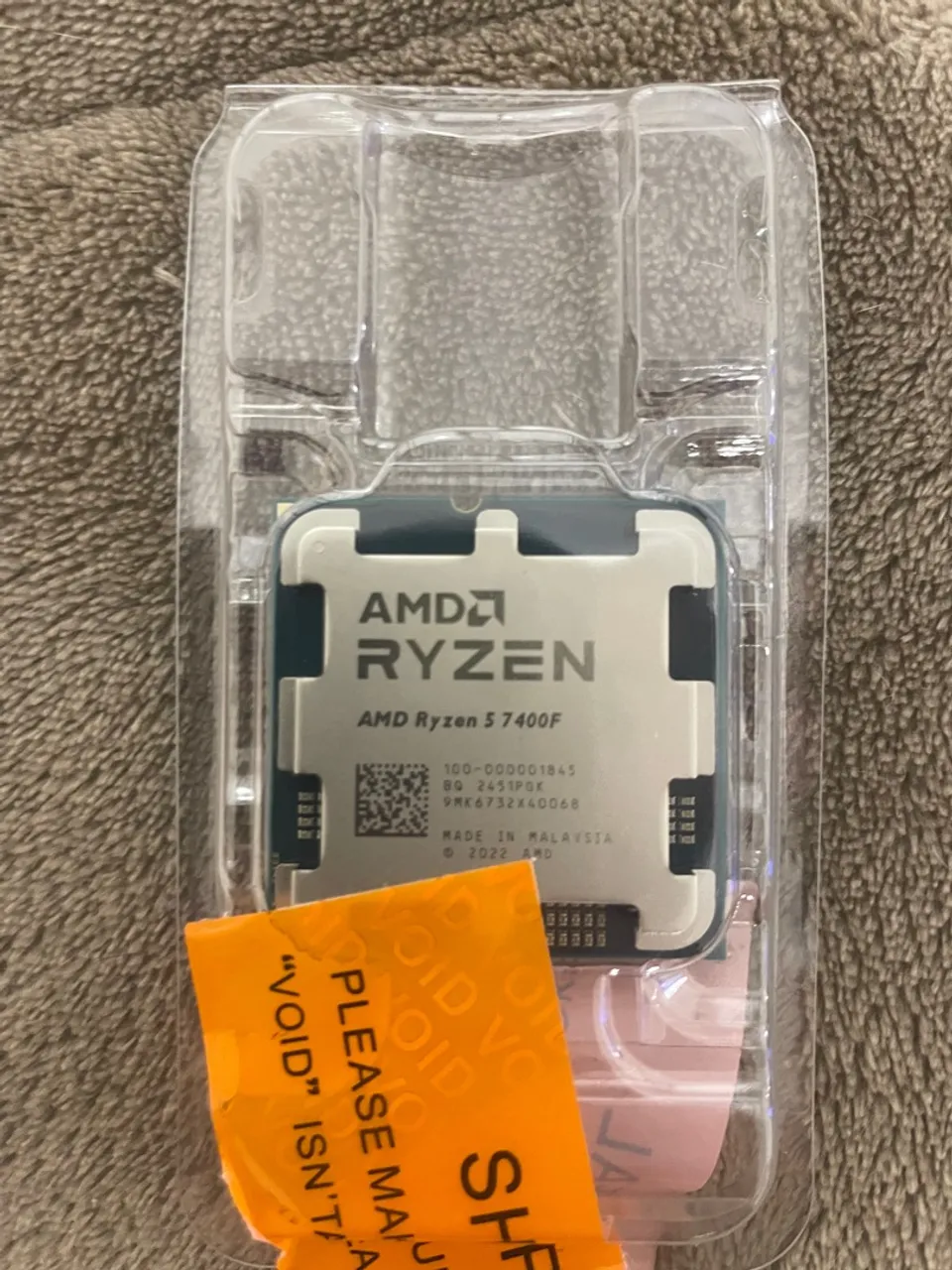 PROCESSADOR  AMD RYZEN 5 7400F NOVO