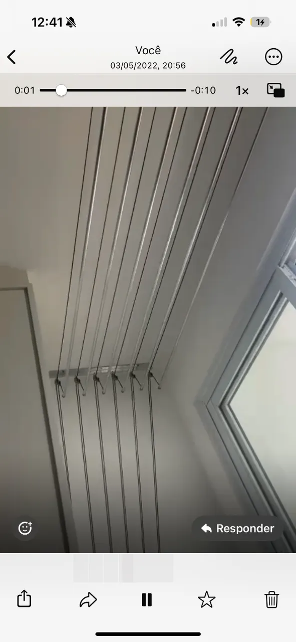 Varal de teto para apartamento
