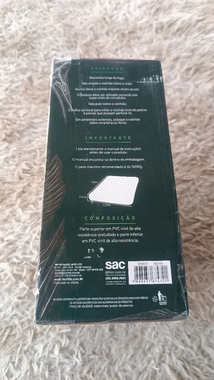 Colchão inflável de casal novo - Foto 3