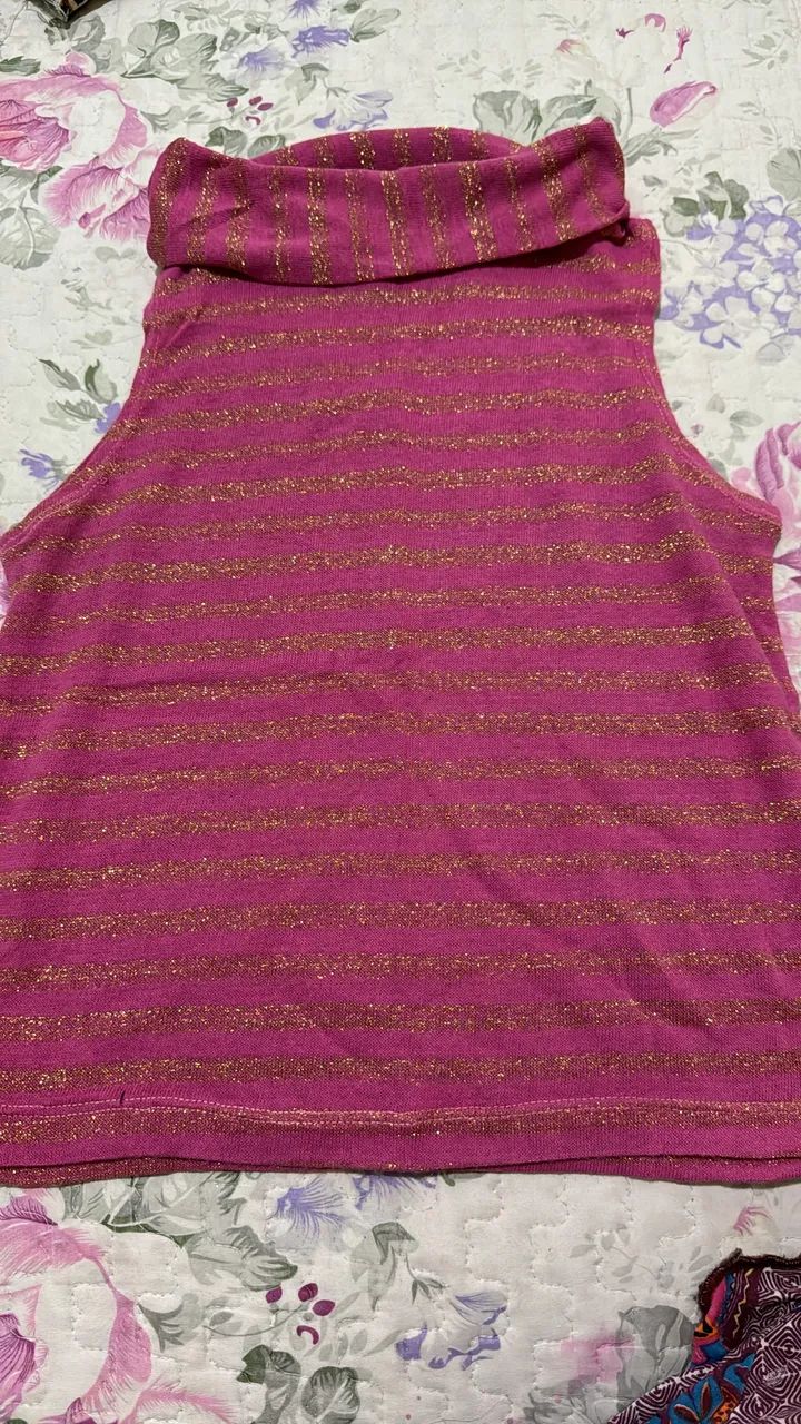 Blusa com listras brilhantes Oh My Jeans