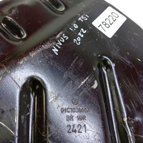 Carter De Óleo Motor Vw Nivus 1.0 Tsi 2022 04c103600a Cx1751 - Foto 4