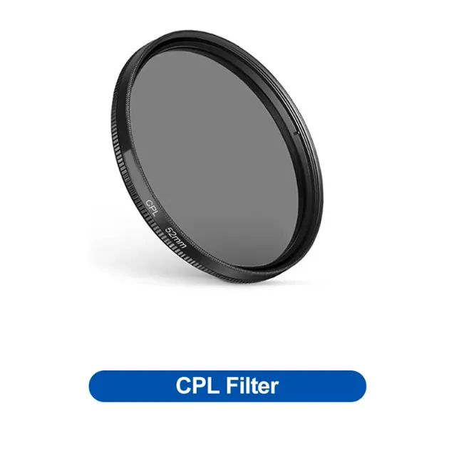 Lente CPL 52mm + Suporte de Lente para Celular (Brinde)