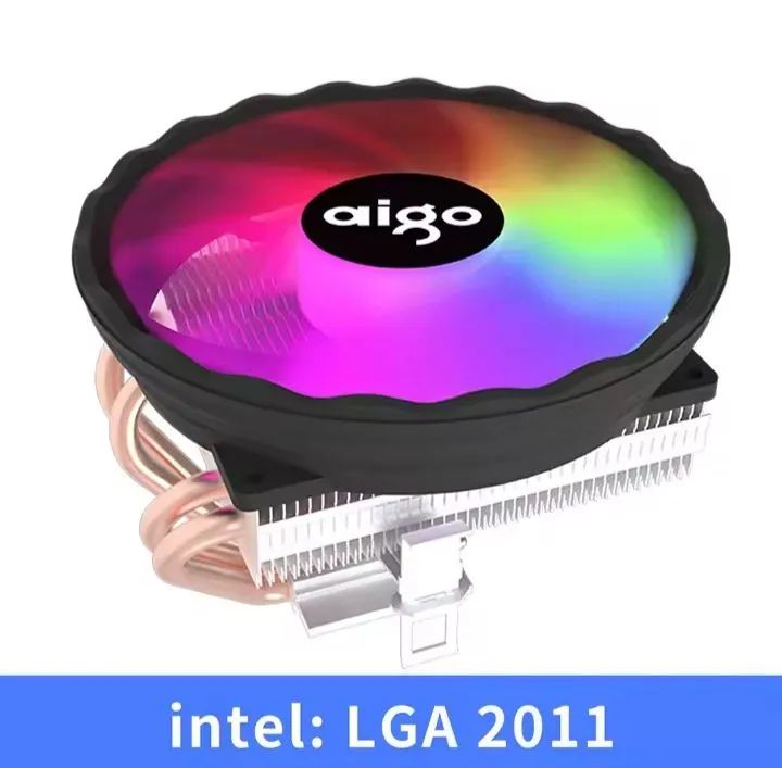 Air Cooler para Processador Aigo RGB 120mm - Foto 5