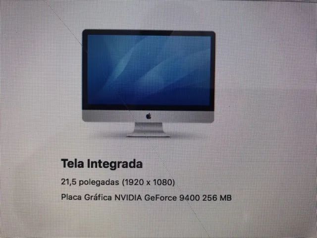 iMac A1311- 21,5 " - 2009 late - teclado e mouse - Foto 5