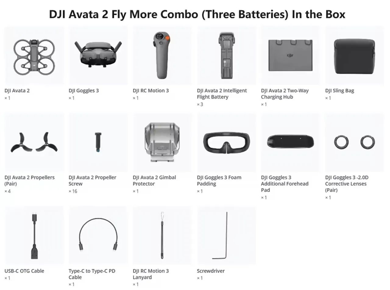 Drone DJI AVATA 2 Combo Fly More 3 Baterias Novo Lacrado - Foto 5