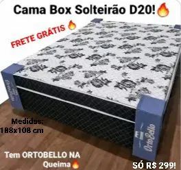 Cama Box Solteirão Ortobello com FRETE GRÁTIS: É DENTRO OU NÃO É??
