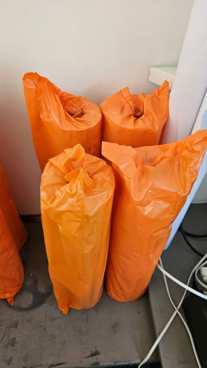 4 BOBINAS DE PAPEL SULFITE 90 GRAMAS 610MM X 100 METROS 2 POLEGADAS