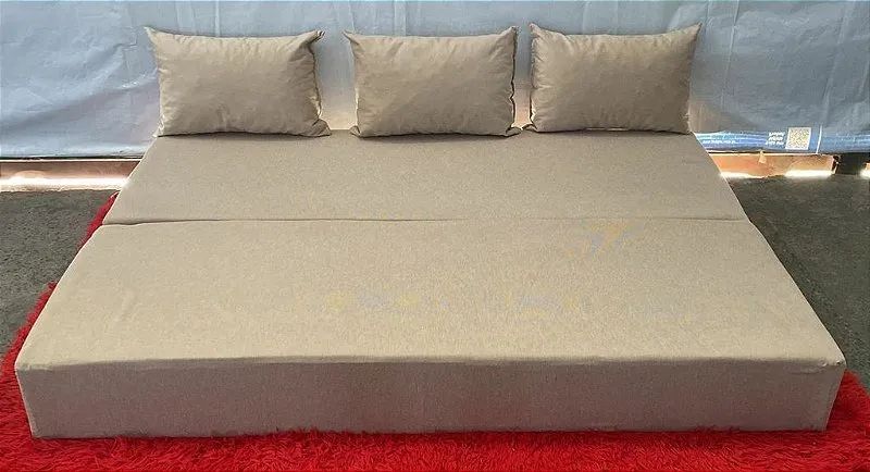 Bicama em Suede Premoli Cor Bege - Foto 2