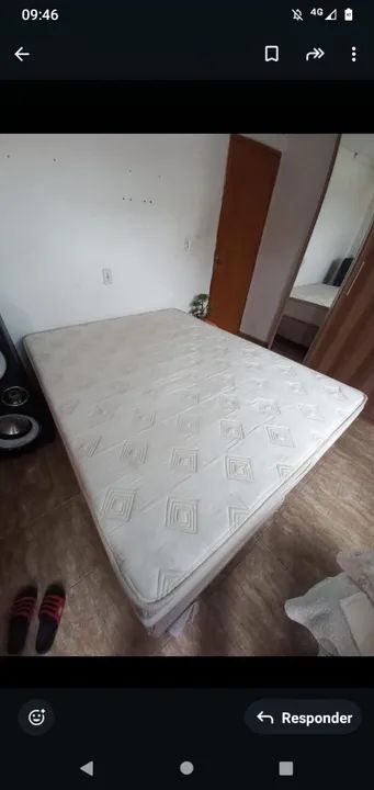 Cama Box Casal , colçao de molas ensacadas.