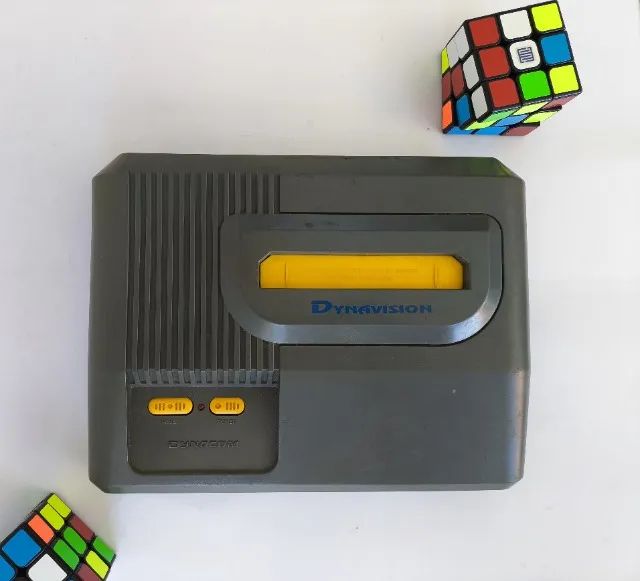 Dynavision Cinza Só O Console Funciona 100% Cinza