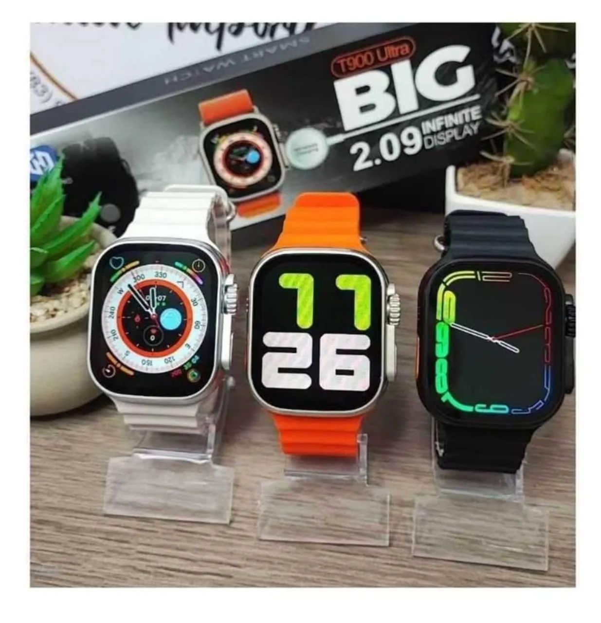 Smartwatch T900 Ultra com Tela Infinita 2.09 Entrega Grátis 