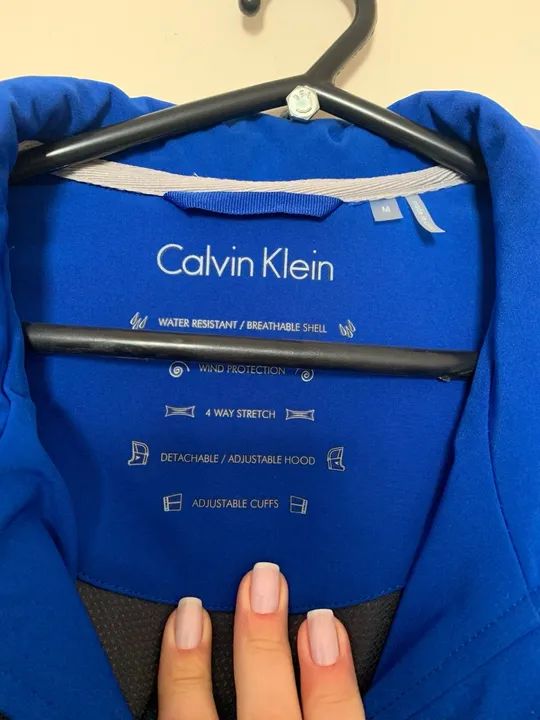 Casaco Calvin Klein Azul Novo - Foto 4