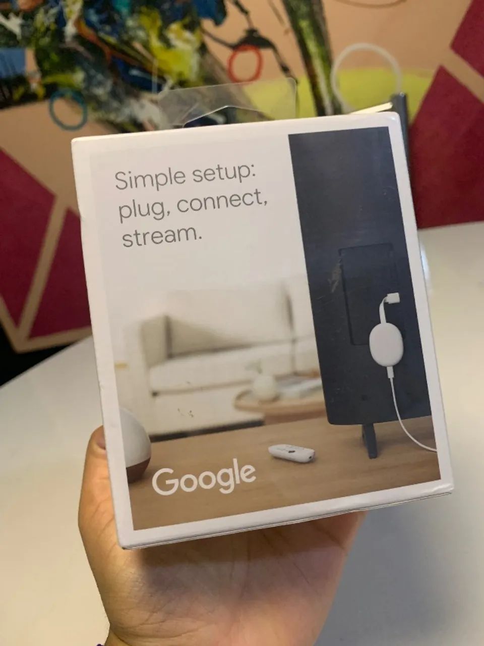 Chromecast ( Google TV) - 4K (nunca usado/Lacrado) - Foto 2