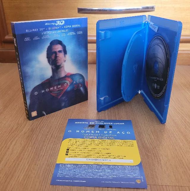 Combo 02 Blu-Ray 3D Batman vs Superman + O Homem de Aço. - Foto 6
