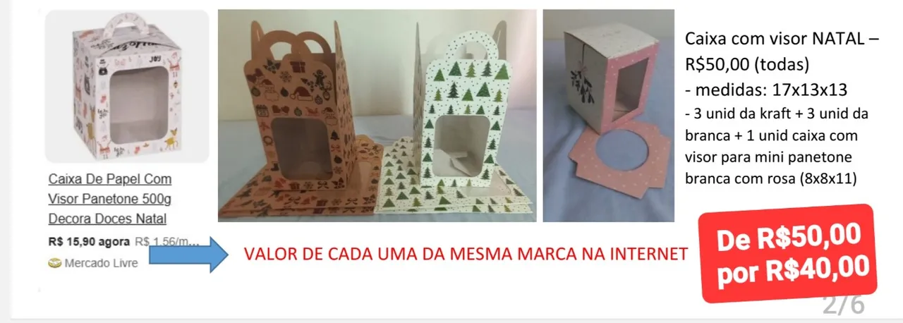 Itens de confeitaria e panificação