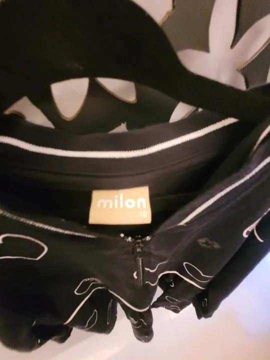 vestido preto milon manga longa - Foto 2