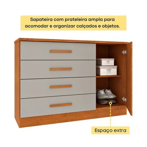 Comoda com Sapateira FRETE E MONTAGEM GRÁTIS  - Foto 3
