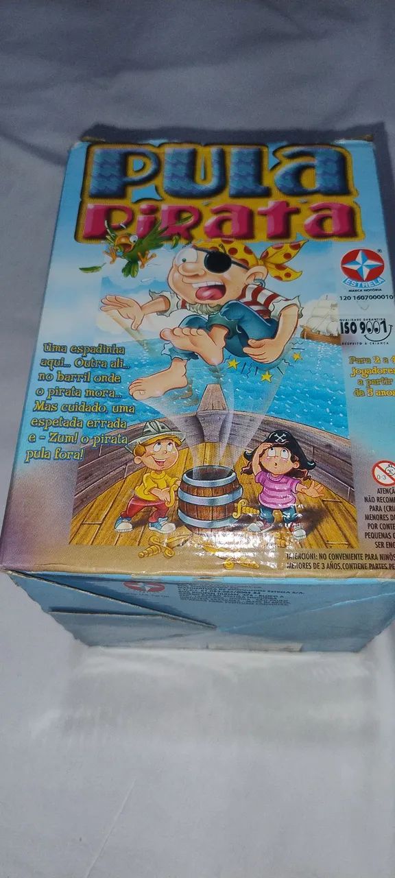 Brinquedo estrela Pula Pirata Antigo 