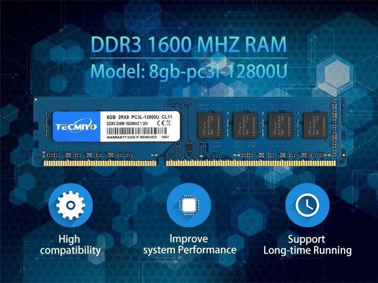 Memória Ram TecMyio 8gb DDR3 1600hz - Foto 2