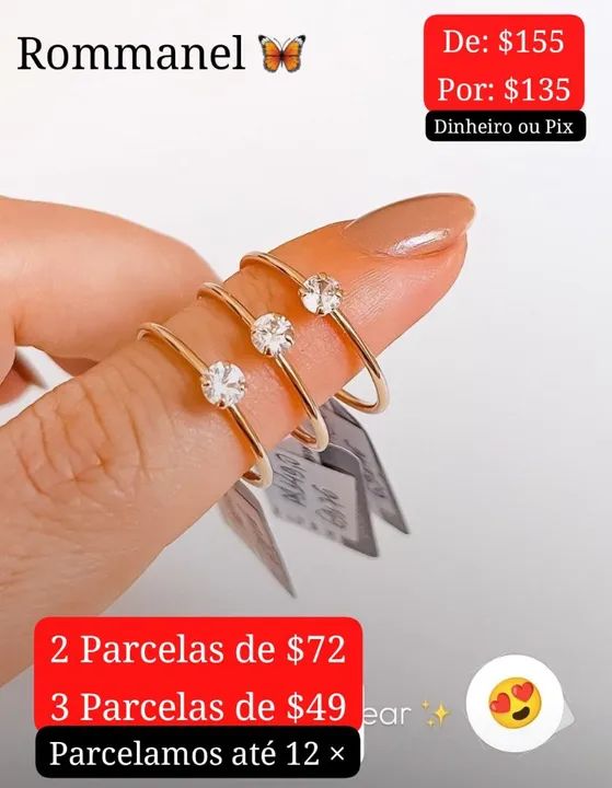 Promoção Anéis Rommanel - Foto 4