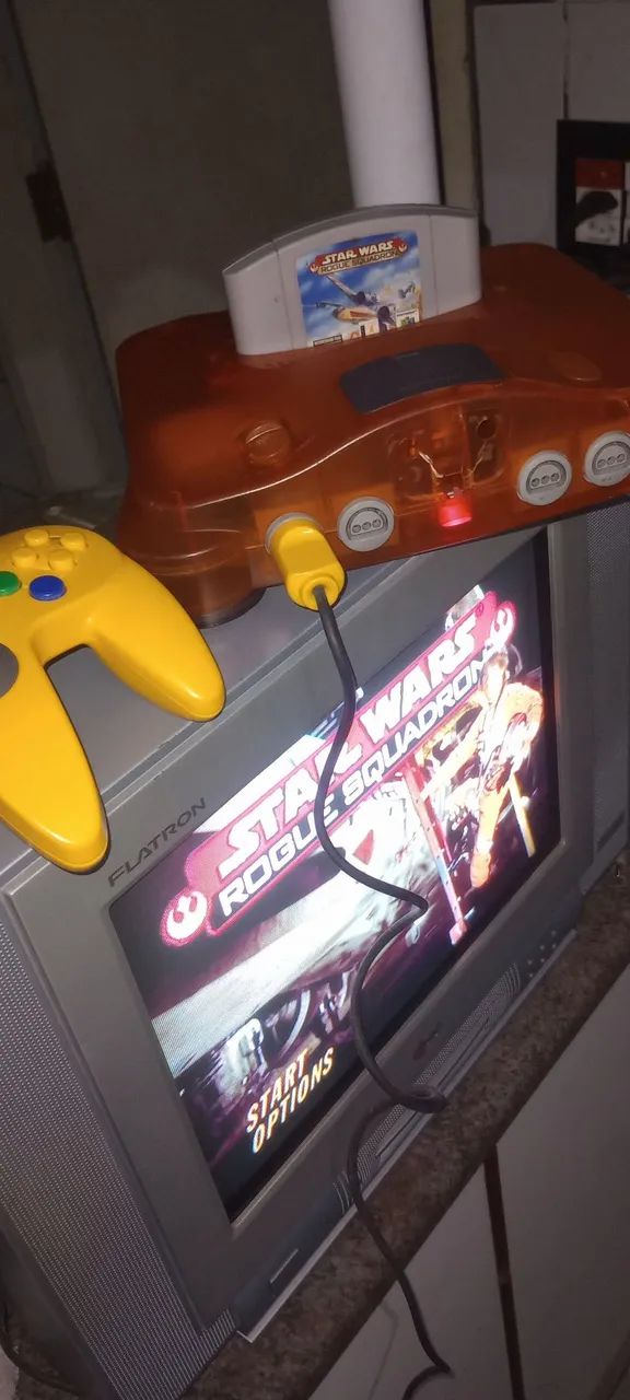 Nintendo 64 Transparente com Jogo Star Wars - Foto 2