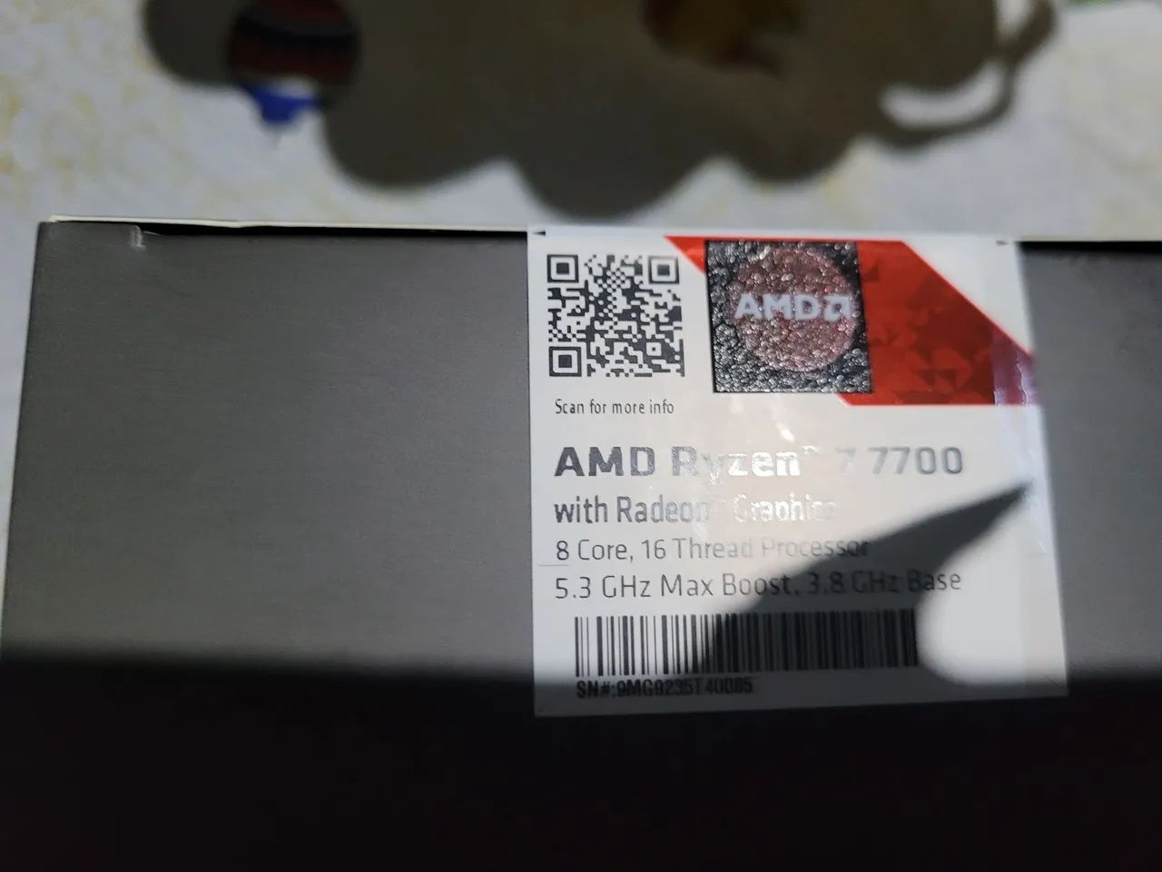 Amd Ryzen 7 7 7700 lacrado - Foto 3