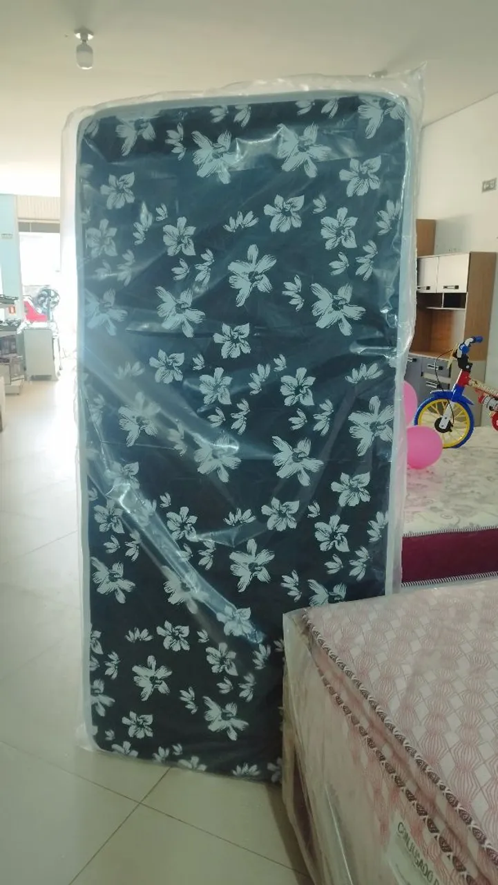 Colchão com estampa floral