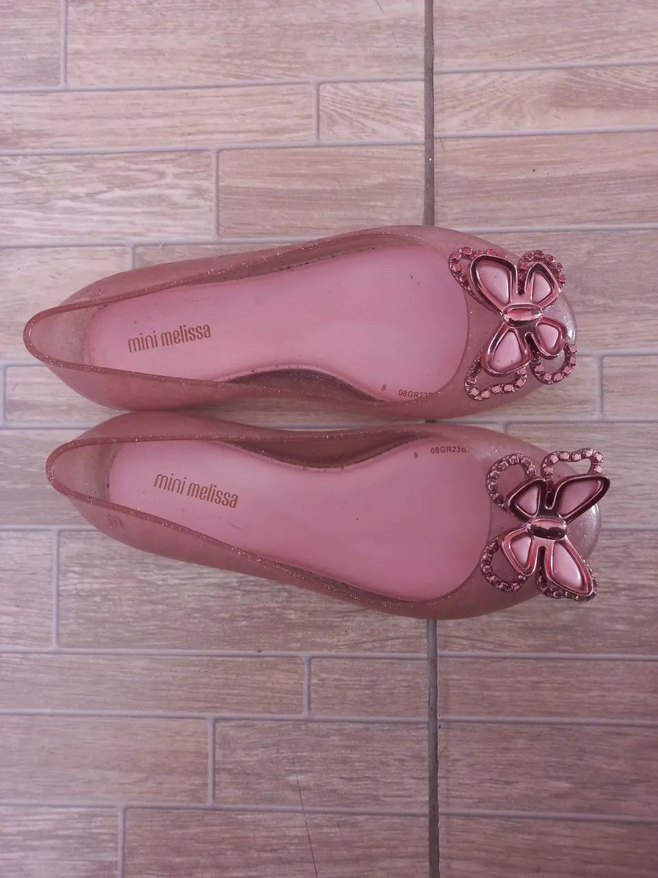 Sapatilha Mini Melissa Rosa com Detalhe de Laço - Foto 2