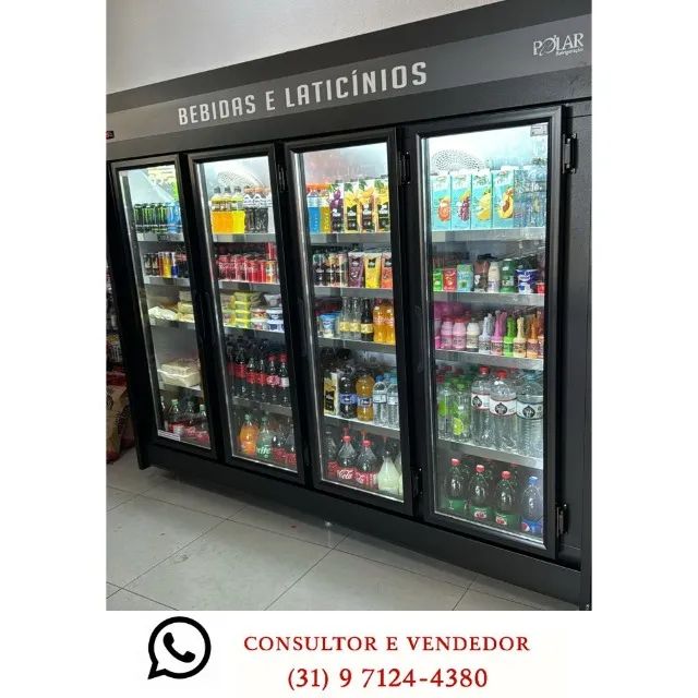 Auto Serviço 4 Portas Polar para Bebidas e Laticínios