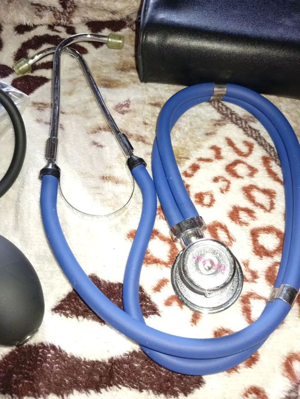 Esfigmomanômetro Aneróide e Estetoscópio Rappaport - Premium - Foto 2