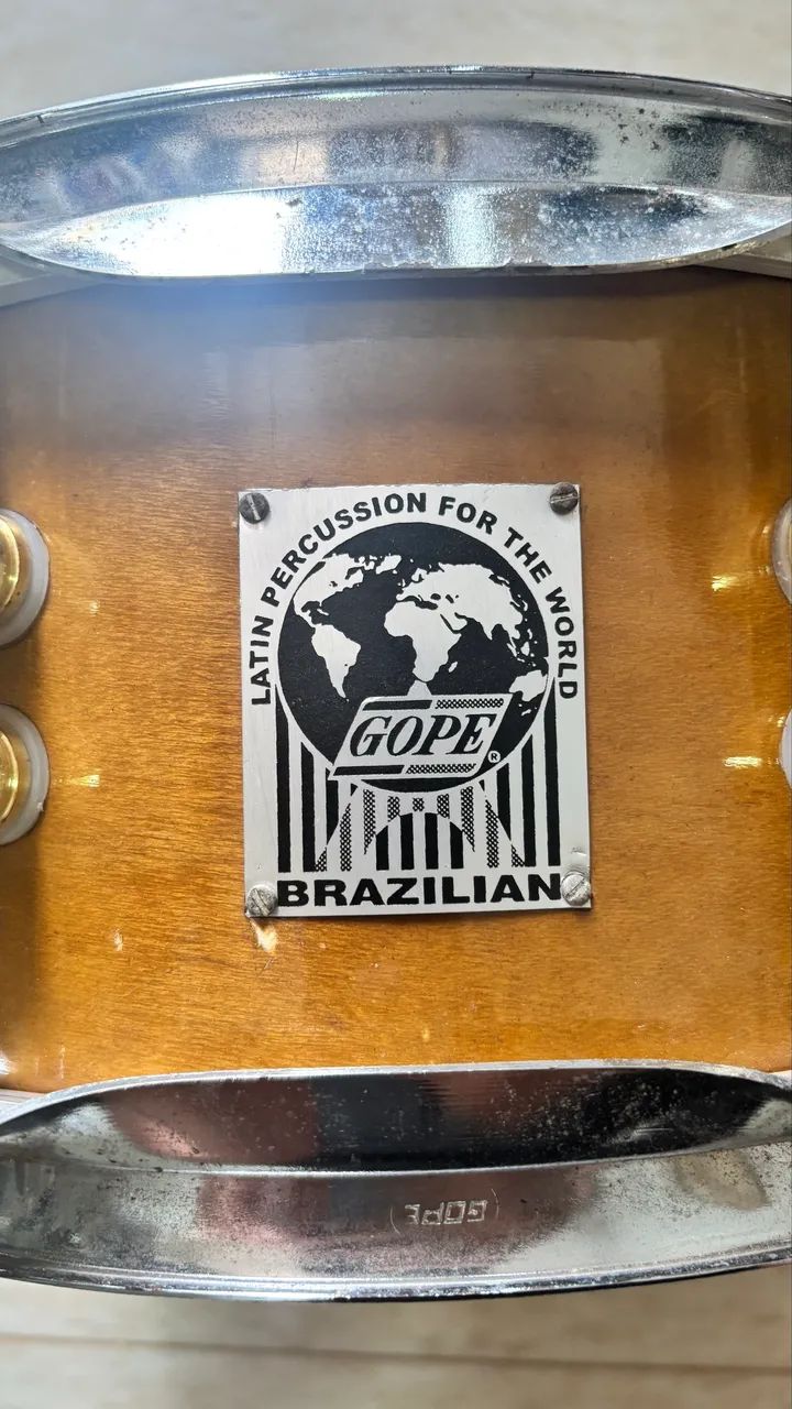CAIXA DE BATERIA GOPE 14 Polegadas - 8 AFINAÇÕES COM PELE POROSA - Foto 5