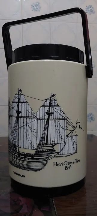 Balde de gelo antigo Termolar com Design de Navio - Foto 3