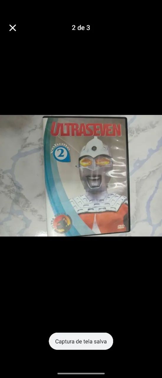 DVD Ultraseven volume 2 com 5 episódio, chamarnoWhatsApp119.9592