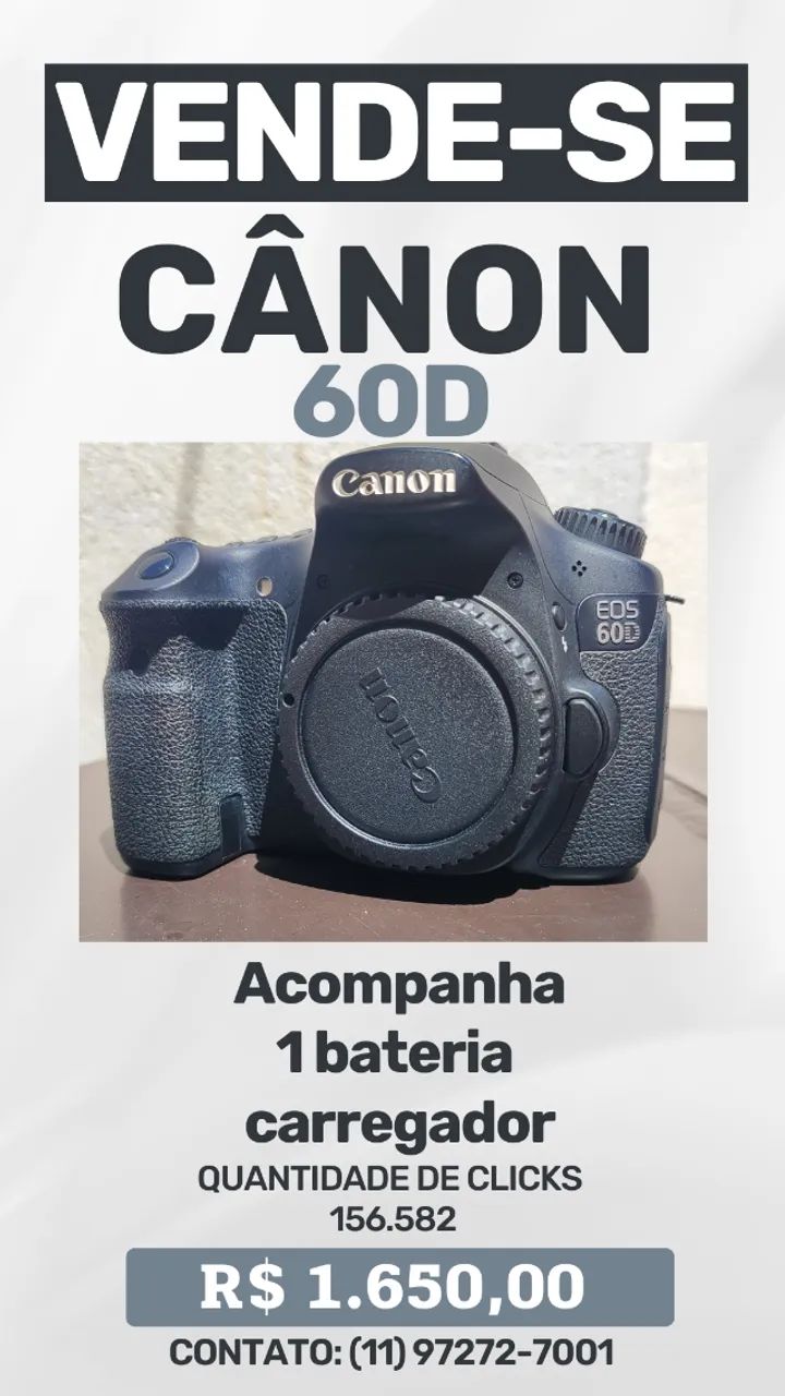 60D Cânon eos