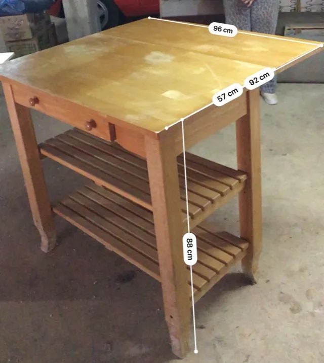 Mesa do Chef para apoio na cozinha. Importada EUA. - Foto 3