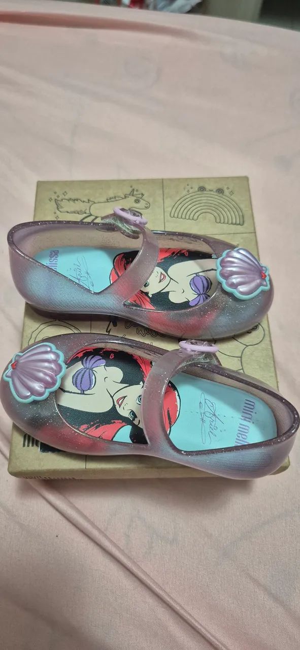 Sapatilha Mini Melissa Ariel n° 20/21 - Foto 2