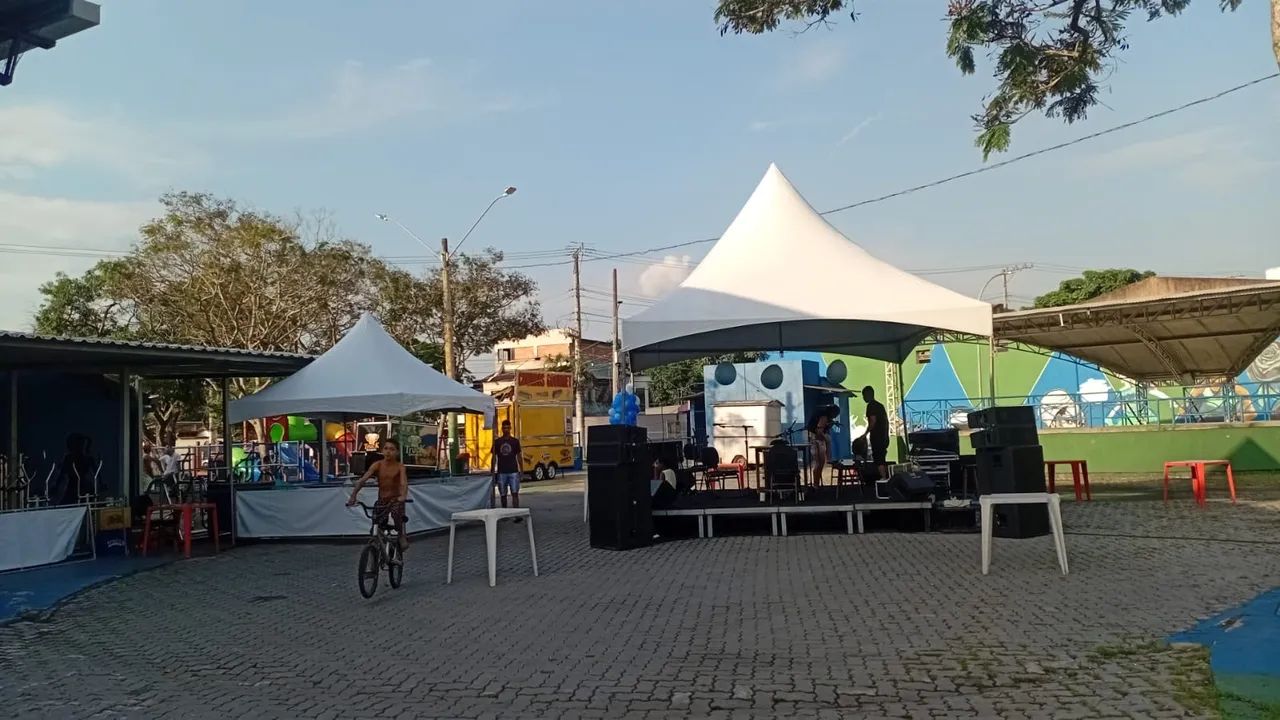 Painel de Led, Palco, tablado, Back drop e Sonorização  - Foto 3