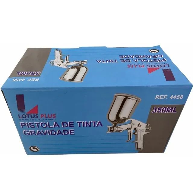 PISTOLA DE TINTA GRAVIDADE 350ML - LOTUS - Foto 4
