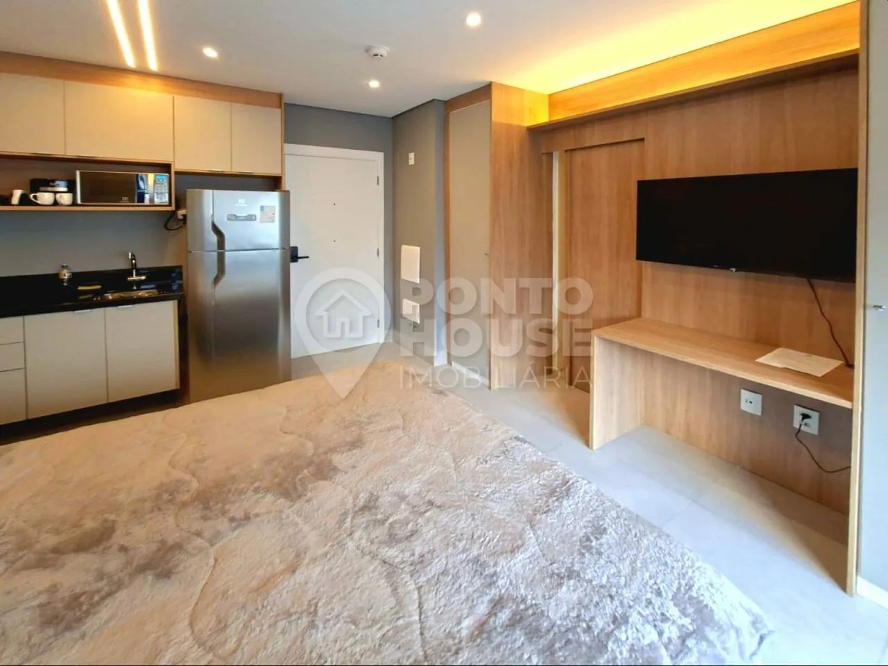 Studio mobiliado à venda, próximo a PUC, condomínio completo - Foto 5