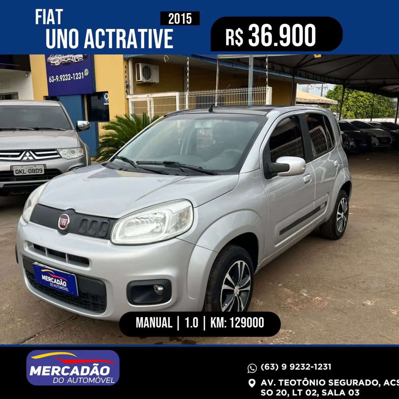 Fiat Uno Attractive 1.0 EVO Fire Flex 8V 5P 2015
