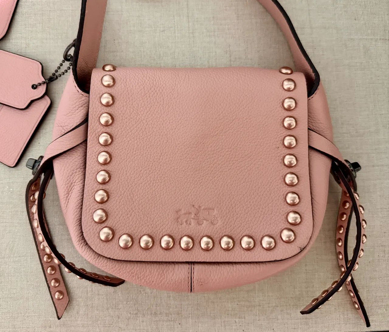 Bolsa Coach original em couro 