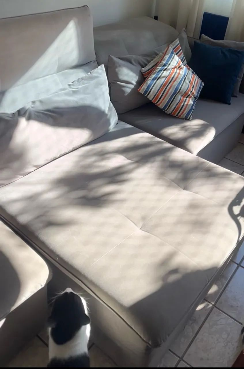 Sofá grande 3 módulos todos com chaise - Foto 3