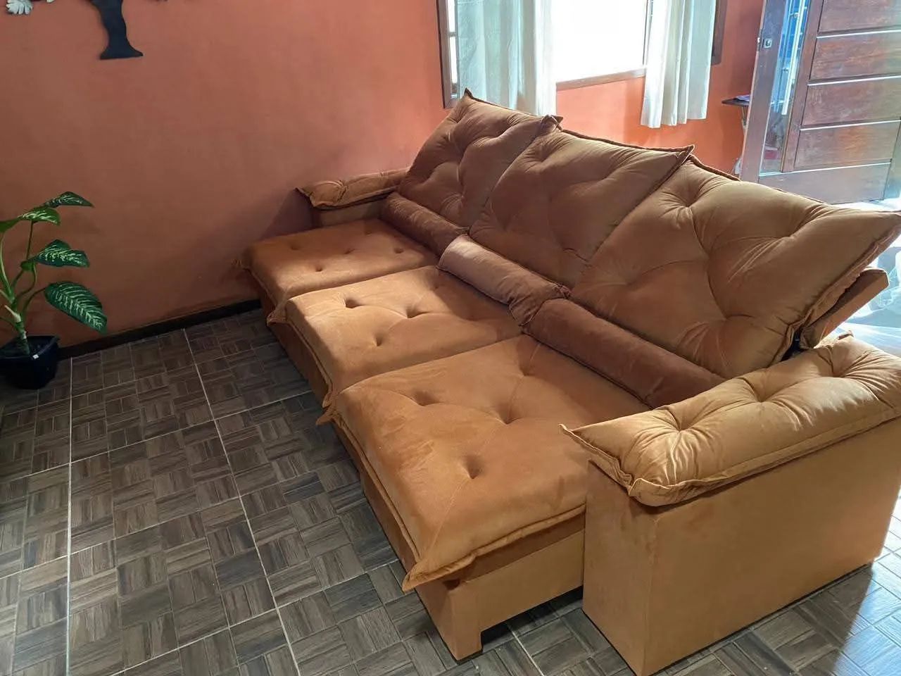 Sofá retrátil e reclinavel 2 metros 70 - Foto 3