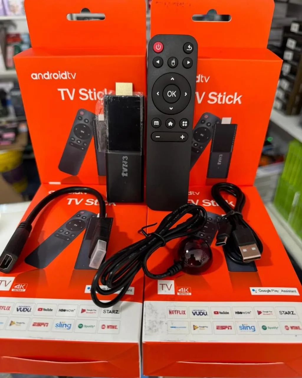 Aparelho Smart TV Stick 4K - Novo na Caixa