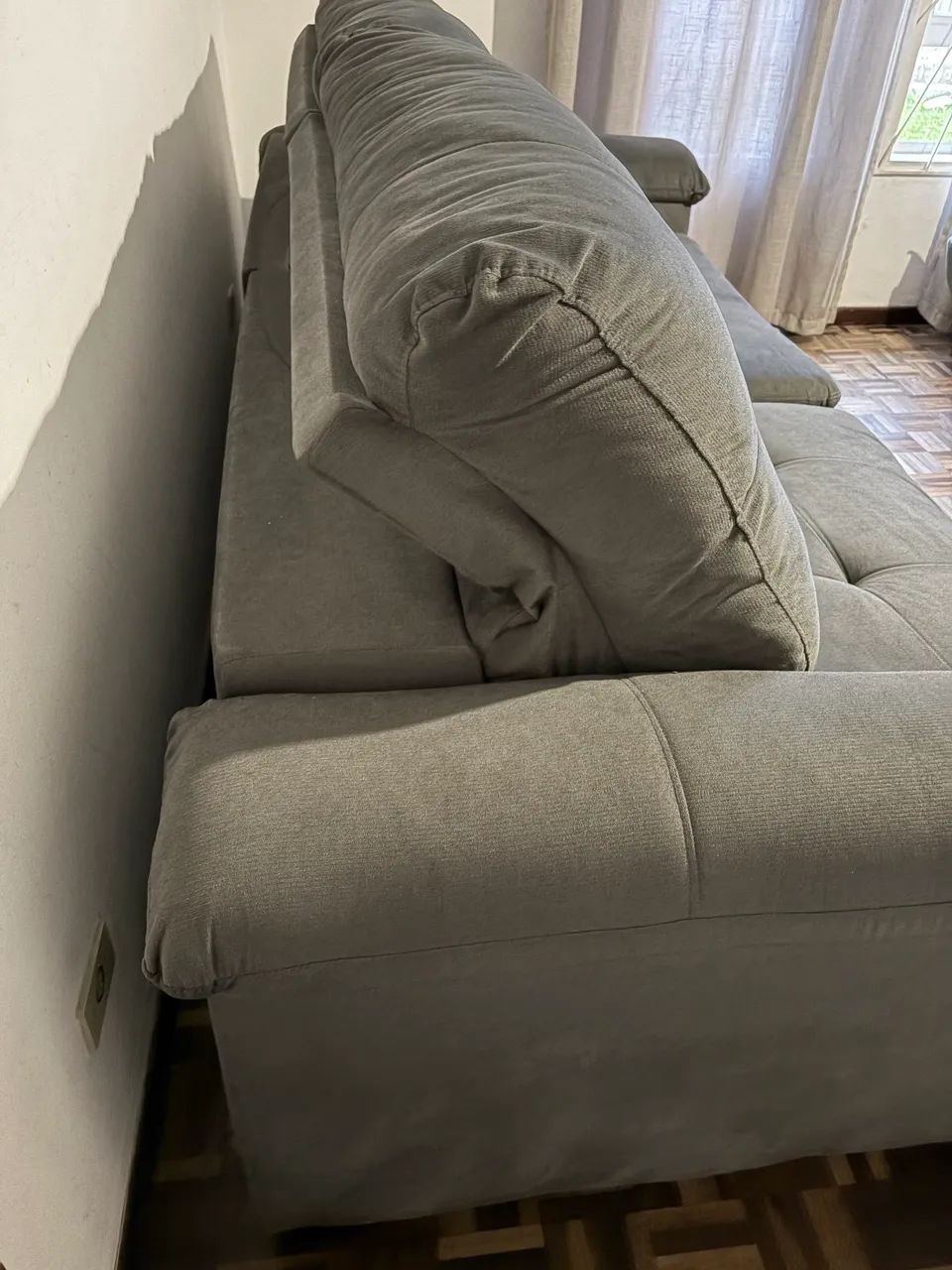 Sofá retrátil em suede  - Foto 5